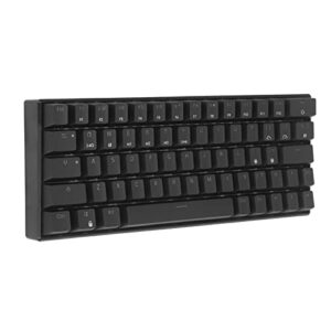 Yoidesu Wireless Mechanical Gaming Keyboard, 64 Keys Monochromatic White Light Wireless Mechanical Keyboard 3 Modes 2.4G/BT 3.0, 5.0/Type c Wired Gaming Keyboard(Red Switch)