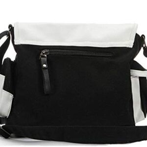 ISaikoy Casual Canvas Messenger Bag Satchel Crossbody Bag Handbag Shoulder Bag Color Q109