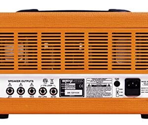 Orange OR15 15-Watt Single Channel, Compact Tube Guitar Amp Head with Instrument Cable and Austin Bazaar Polishing Cloth