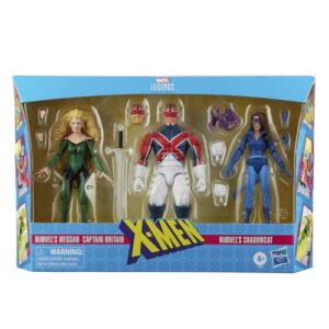 Marvel Legends Series Excalibur Multipack, Includes Captain Britain, Meggan, Shadowcat, 9 Accessories