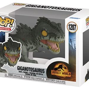 POP Jurassic World Dominion - Giganotosaurus Funko Vinyl Figure (Bundled with Compatible Box Protector Case), Multicolor, 3.75 inches