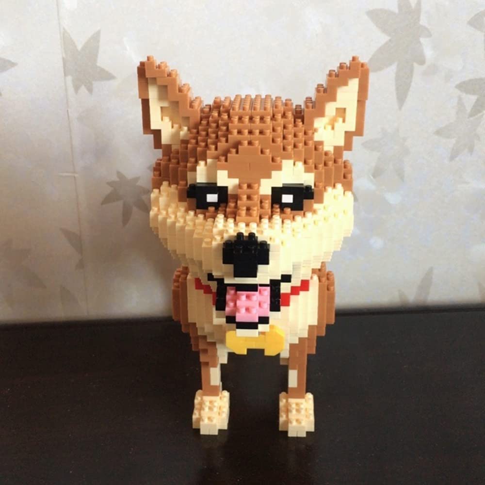 Building Block Bricks Animal Dog Shiba Inu Micro Mini Block Dogs Building Animal Set DIY 3D Block Toy Building Blocks for Kids Or Adult and Teens1850 Pieces