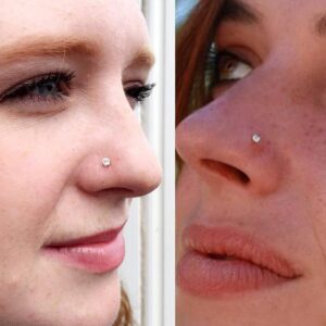 Longita Fake Nose Ring Fake Nose Piercing Magnetic Nose Ring Fake Nose Rings Hoop Clip on Nose Ring Faux Nose Rings for Women Fake Nose Stud Fake Lip Ring Magnetic Nose Stud