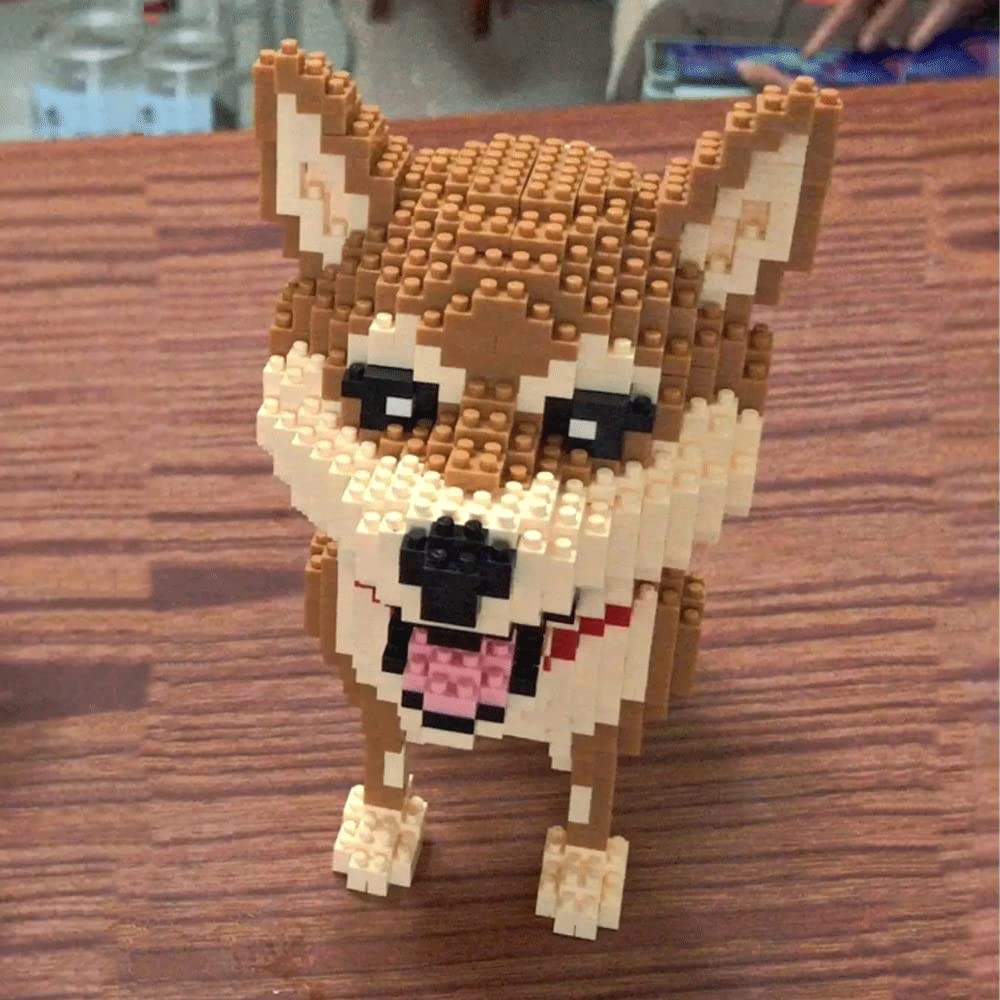 Building Block Bricks Animal Dog Shiba Inu Micro Mini Block Dogs Building Animal Set DIY 3D Block Toy Building Blocks for Kids Or Adult and Teens1850 Pieces