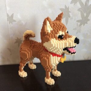 Building Block Bricks Animal Dog Shiba Inu Micro Mini Block Dogs Building Animal Set DIY 3D Block Toy Building Blocks for Kids Or Adult and Teens1850 Pieces