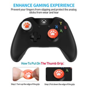 Thumb Grips for Xbox One Controller – 5 Pairs Thumbstick Caps Joystick Analog Stick Covers Replacement Skin Decal Accessories for Xbox One and Xbox Series X S Controller