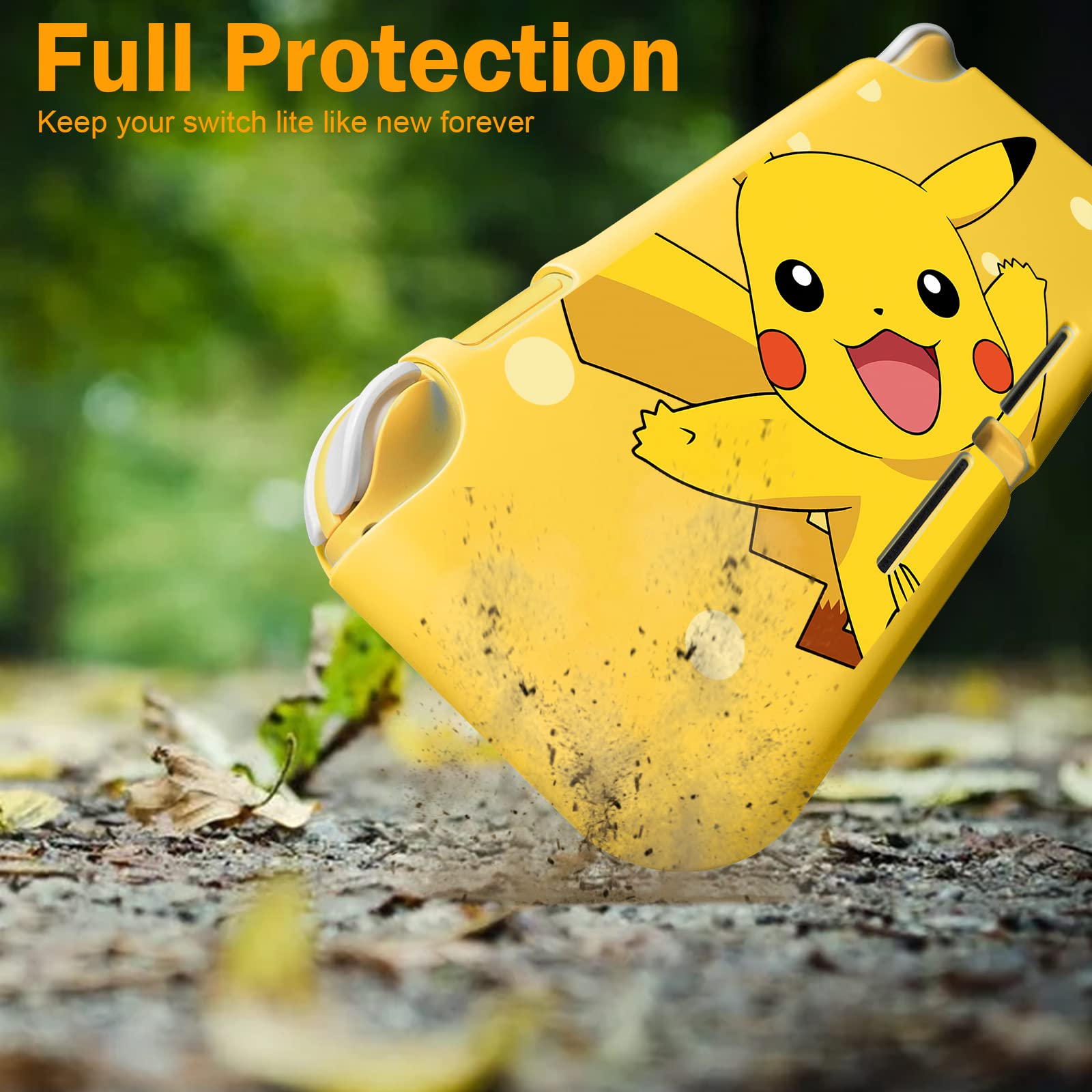 Xcitifun Designed for Nintendo Switch Lite Case Switch Lite TPU Cases for Girls Boys Kids Cute Kawaii Protective Shell Compatible with Nintendo Switch Lite Controller Carrying Cover - Character 3