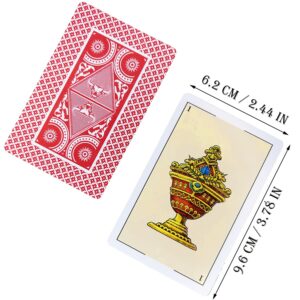 2 Decks Spanish Playing Cards Cartas Españolas, Baraja Española, Briscas Cards Puerto Rico, Mexican Playing Cards, Plastico Spanish Cards, Barajas Espanolas Plasticas(with Playing Card Boxes)