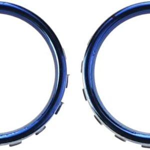 2 x Thumbstick Accent Rings Replacement Parts for Xbox ONE Elite Controller Replacement (Blue)