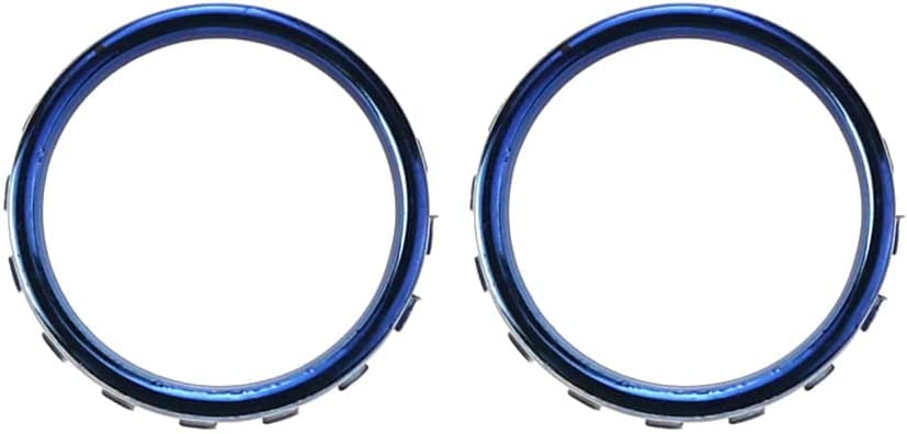 2 x Thumbstick Accent Rings Replacement Parts for Xbox ONE Elite Controller Replacement (Blue)