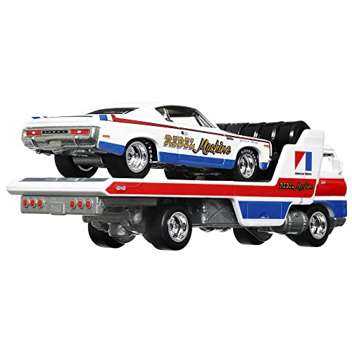 Hot Wheels Team Transport Wide Open with '70 AMC Rebel Machine