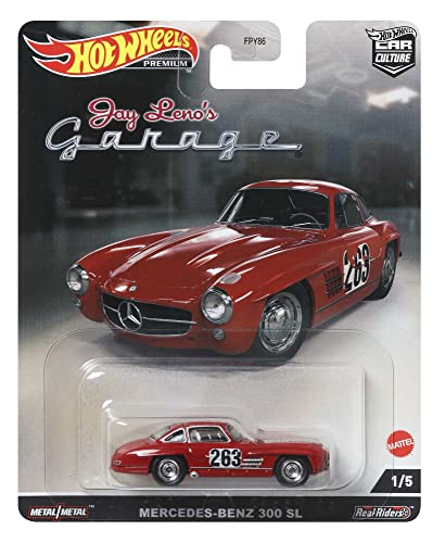 Hot Wheels Car Culture Circuit Legend, Premium 1:64 Scale Die-Cast Mercedes 300 SL, Collectable Vehicle