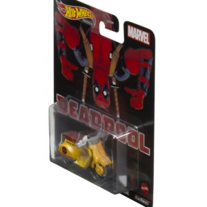 Hot Wheels Retro Entertainment Collection,Deadpool Scooter, TV, & Video Games, Iconic Replicas for Play or Display, Gift for Collectors