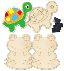 summer crafts for kids bulk fun summer activities for kids 9-12 summer camp activities kids summer activities summer crafts for kids ages 8-12 wood cutouts for crafts animal magnets (12 pk pond)