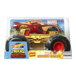 Hot Wheels Oversized Monster Truck Iron Man 2022