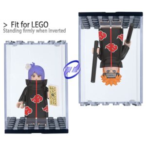 Minifigures Acrylic Display Case Action Figure Building Block Display Box High-Transparency Stackable Storage Case for Figurines Toys and Collectibles(12PCS)