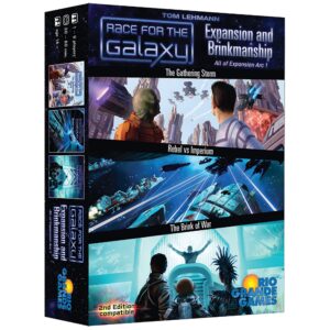 rio grande games race for the galaxy: expansion and brinkmanship - the combined 1st arc - rio grande games, compatable with race for the galaxy second edition, ages 14+, 1-6 players, 30-60 min