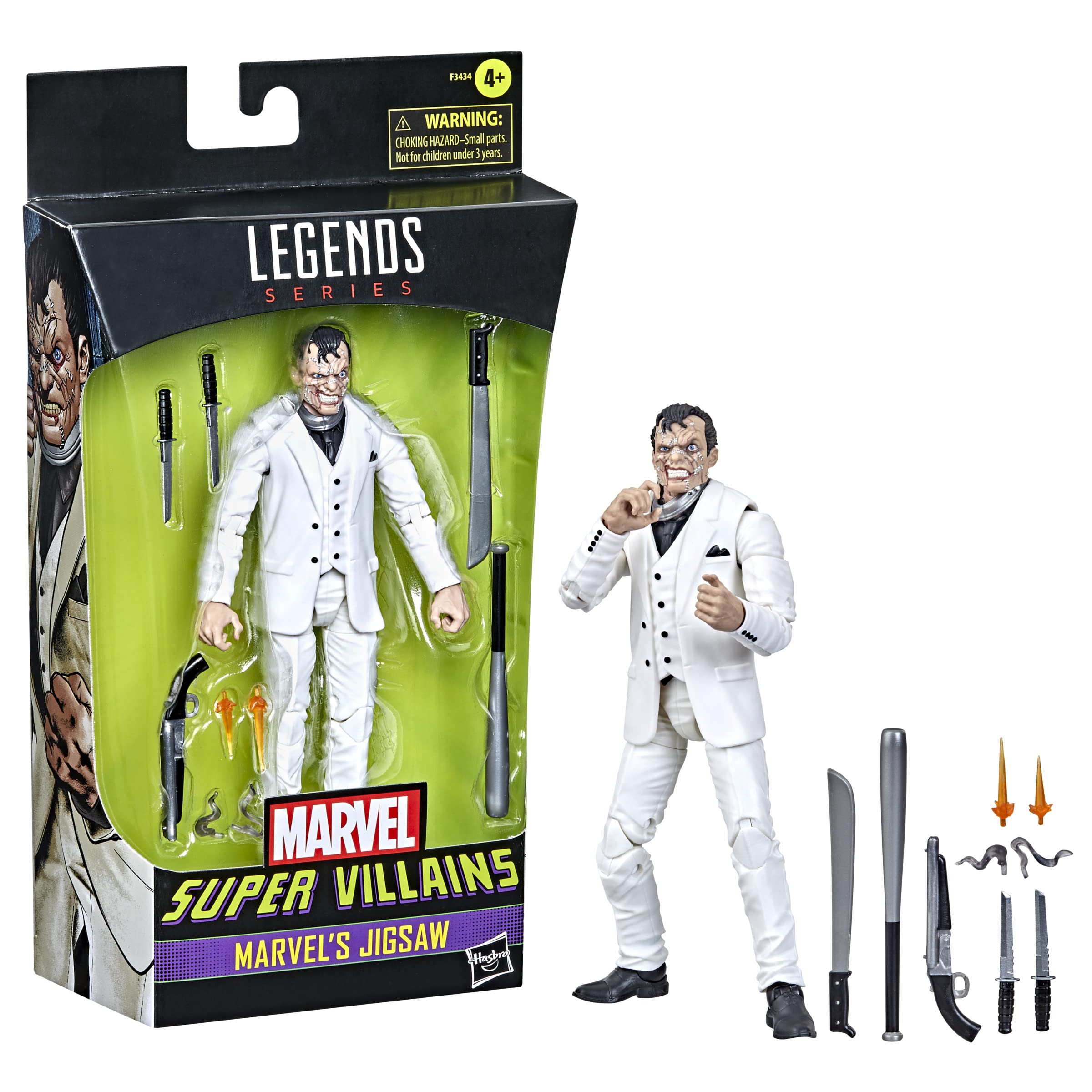 Hasbro - Marvel Legends Series Marvel's Jigsaw Playsets Toy Figures, Multicolor (F34345L00)