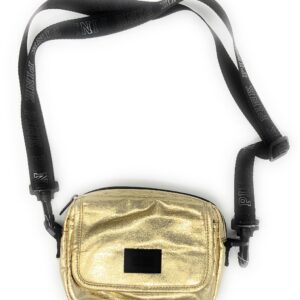 Victoria's Secret Pink Crossbody Belt Bag convertible, Gold Metallic