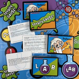 University Games | Scholastic Totally Gross Game of Science Including Real Slime, for 2 to 4 Players Ages 6 and Up