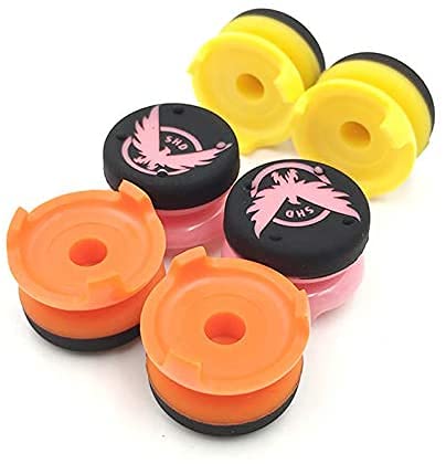 Analog Extended Joystick Cap Silicone Thumb Sticks Grips Cap Cover for PS5 PS4 PS3 PS2 PS1 Xbox ONE Xbox 360 Controller (Orange SHD)