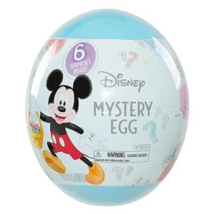 disney junior mickey mouse giant easter egg surprise, 6-pieces, officially licensed kids toys for ages 3 up by just play