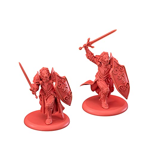 CMON A Song of Ice and Fire Tabletop Miniatures Game Casterly Rock Honor Guards Unit Box - Elite Protectors for Epic Battles! Strategy Game, Ages 14+, 2+ Players, 45-60 Minute Playtime, Made