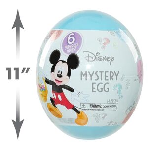 Disney Junior Mickey Mouse Giant Easter Egg Surprise, 6-pieces, Officially Licensed Kids Toys for Ages 3 Up by Just Play