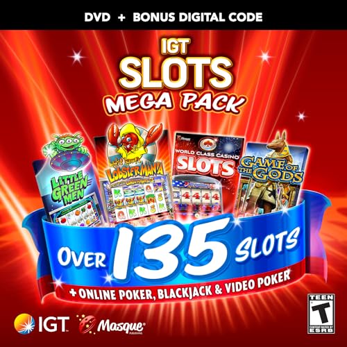 Legacy Games Amazing Casino Games for PC: IGT Slots, Mega Game DVD Pack + Digital Download Codes (PC)