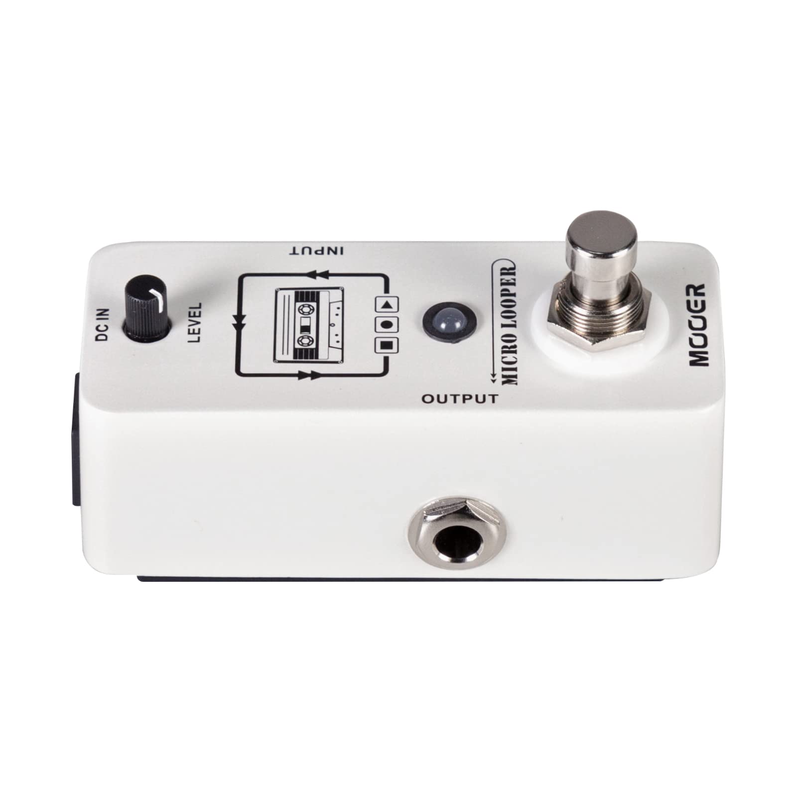 MOOER Micro Looper Guitar Loop Pedal Effect Pedal with 30 Minutes Recording Time, Unlimited Overdubs, Pure Sound for Electric Guitar