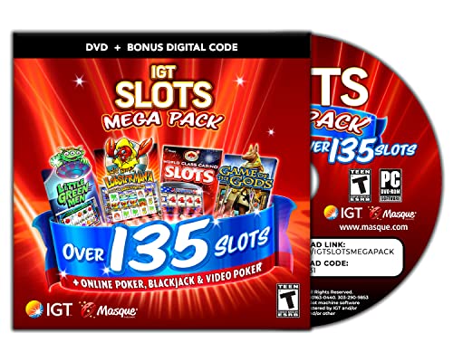 Legacy Games Amazing Casino Games for PC: IGT Slots, Mega Game DVD Pack + Digital Download Codes (PC)