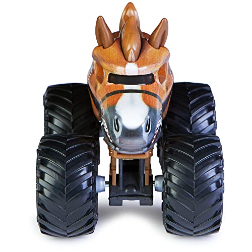 Monster Jam 2022 Spin Master 1:64 Diecast Truck with Bonus Accessory: Crazy Creatures Horse Power