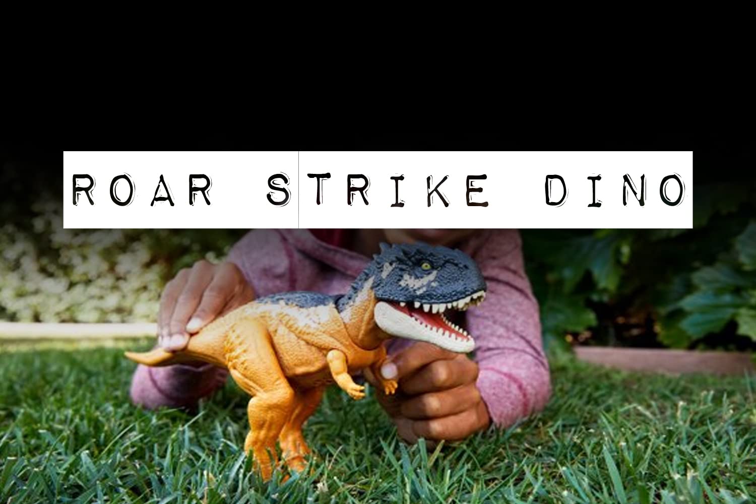 Jurassic World Skorpiovenator Dinosaur Action Figure Dino Kids Roar Strike Feature with Attack Roar Gift Bundle with 2 My Outlet Mall Stickers