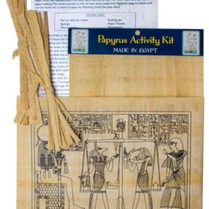 Discoveries Egyptian Imports Papyrus Activity Kit - Educational Papyrus Paper Craft Kit - Made in Egypt