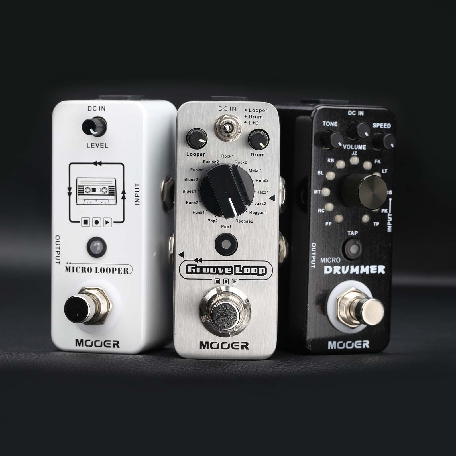 MOOER Micro Looper Guitar Loop Pedal Effect Pedal with 30 Minutes Recording Time, Unlimited Overdubs, Pure Sound for Electric Guitar