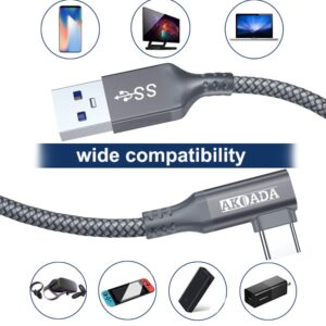 AkoaDa 20 FT Link Cable for 0culus Quest 2, Link Cable for Quest 2,Pico 4 and PC,Steam VR, Long USB 3.0 to USB C Cable, Virtual Reality Gaming Accessories for 0culus Quest