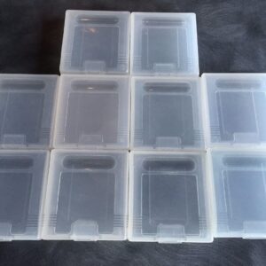 Clear Plastic Game Cartridge Case Box Game Card Cartridge Cases Boxes for Nintend Gameboy Color GBC Replacement (10PCS)