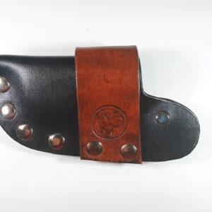 Buck 110 Quick-Draw Knife Sheath - Black/Brown Belt Loop