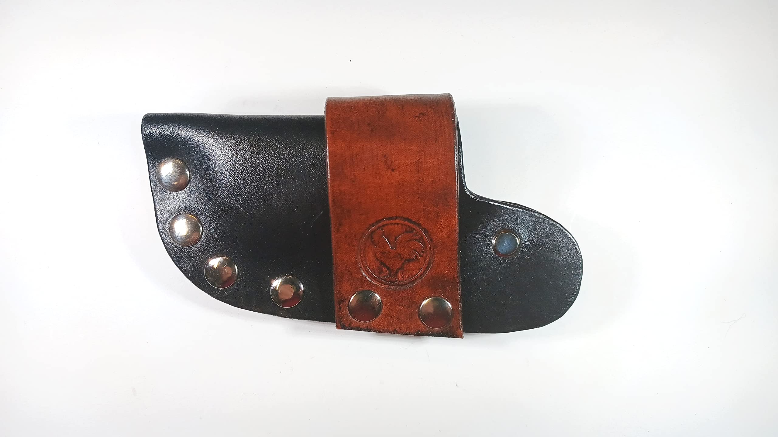 Buck 110 Quick-Draw Knife Sheath - Black/Brown Belt Loop