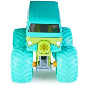 Monster Jam 2022 Spin Master 1:64 Diecast Truck with Bonus Accessory: Nitro Neon Mystery Machine