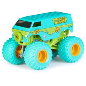 Monster Jam 2022 Spin Master 1:64 Diecast Truck with Bonus Accessory: Nitro Neon Mystery Machine