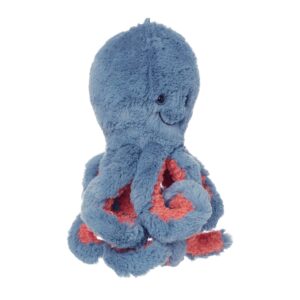 Manhattan Toy Dusty Blue Octopus 12" Ocean Sea Life Stuffed Animal Toy