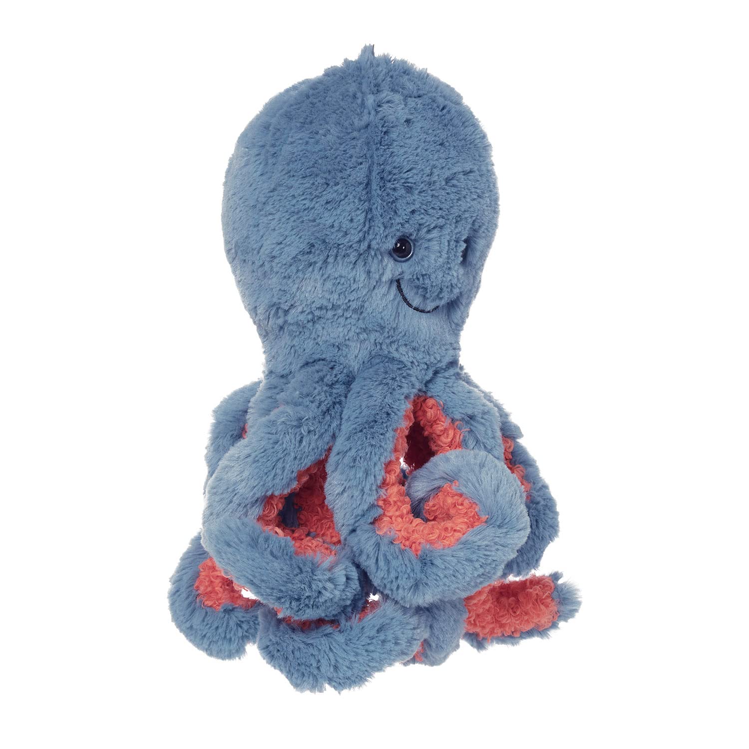 Manhattan Toy Dusty Blue Octopus 12" Ocean Sea Life Stuffed Animal Toy