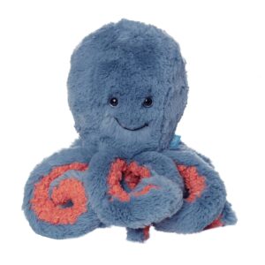 Manhattan Toy Dusty Blue Octopus 12" Ocean Sea Life Stuffed Animal Toy