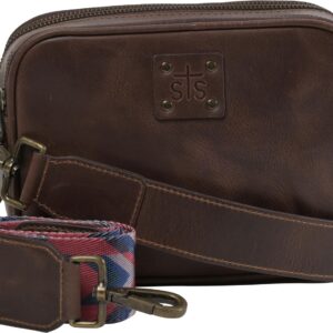 STS Ranchwear Basic Bliss Lucy Crossbody Chocolate One Size