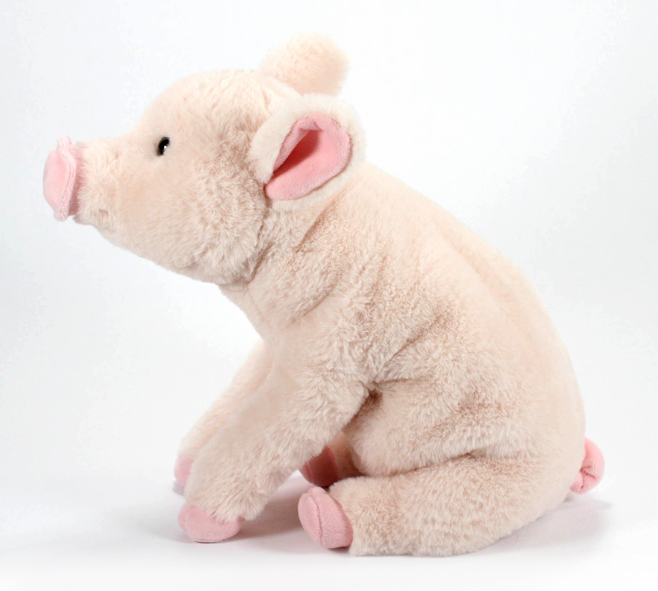 The Petting Zoo Pig Stuffed Animal Plushie, Gifts for Kids, Wild Onez Farm Animals, Pig Plush Toy 12 inches