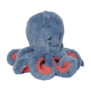 Manhattan Toy Dusty Blue Octopus 12" Ocean Sea Life Stuffed Animal Toy