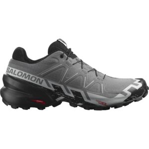 Salomon Men's Speedcross 6 Sneaker, Quiet Shade/Black/Pearl Blue, 10