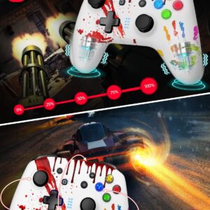 REDSTORM Switch Controllers, Wireless Switch Pro Controllers for Nintendo Switch/Switch Lite/OLED/Android/iOS/PC,Switch Remote Gamepad with 4 Programmable Buttons/Dual Vibration/Turbo/LED Light