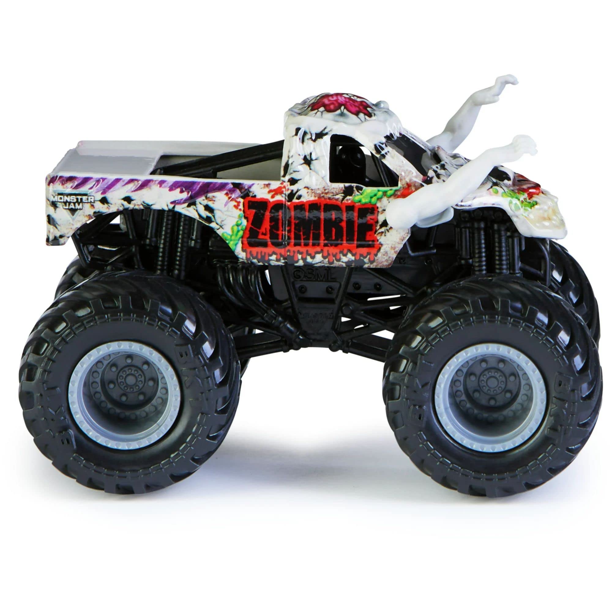 Monster Jam 2022 Spin Master 1:64 Diecast Truck with Bonus Accessory: World Finals Zombie